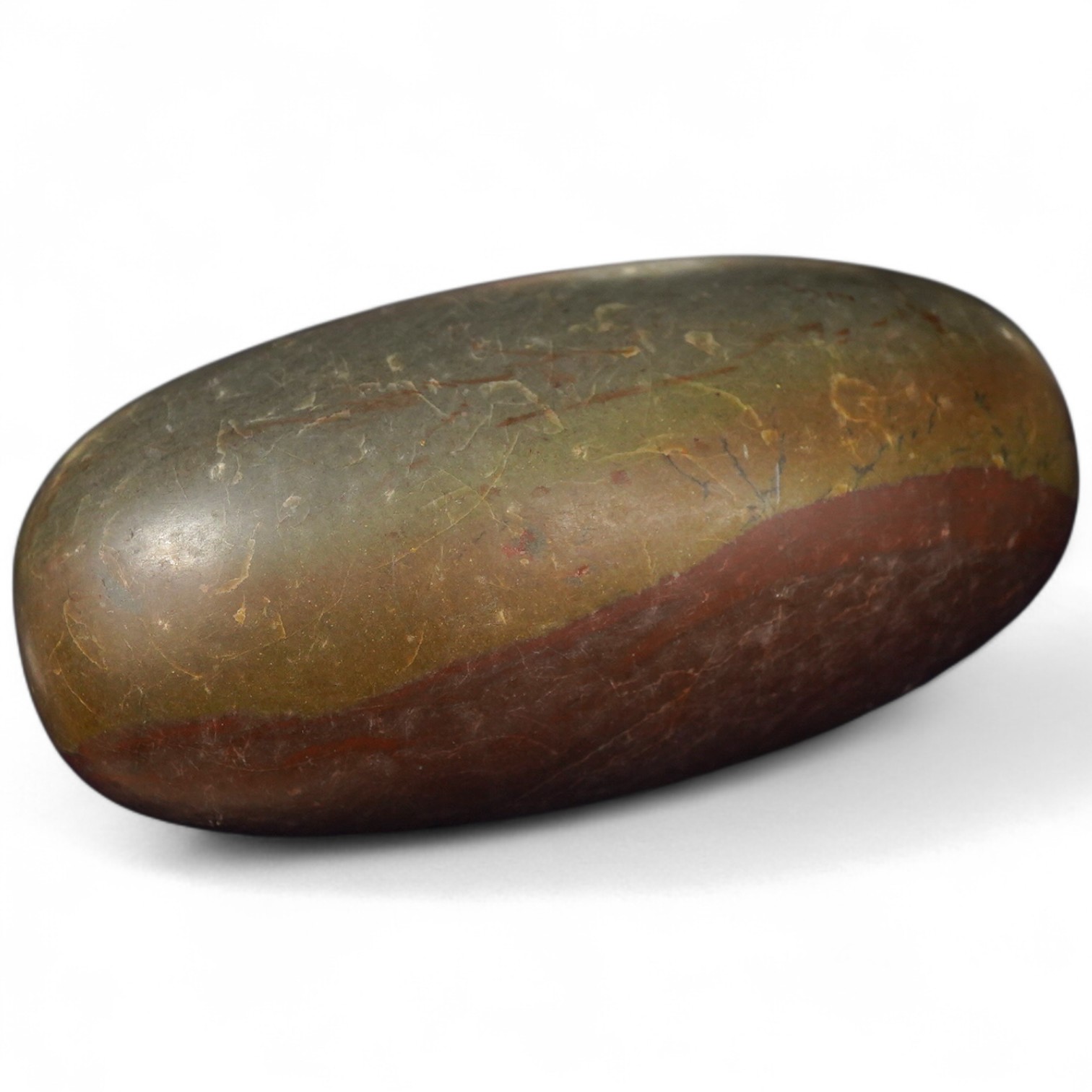 An Indian Shiva Lingam stone, 19cm